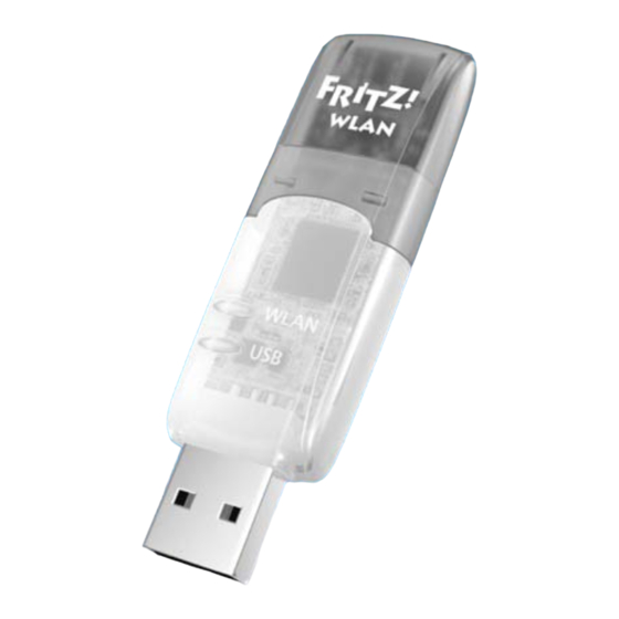 FRITZ!WLAN Stick N Configuration And Operation