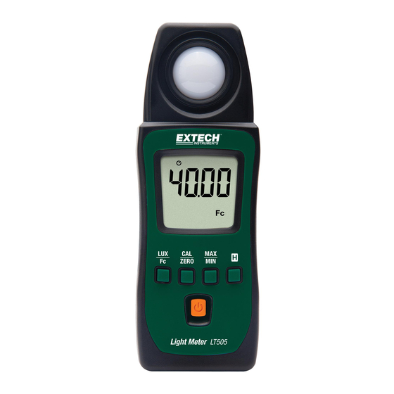 Extech Instruments LT505 User Manual