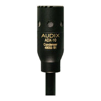 Audix ADX10 Quick Start Manual