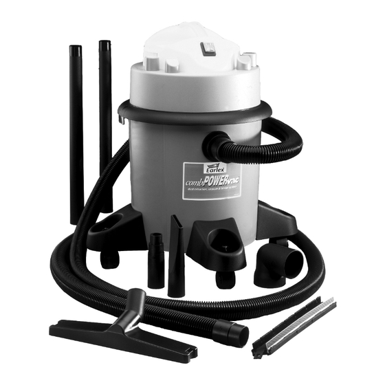Earlex COMBIPOWERVAC WD1200P Manual