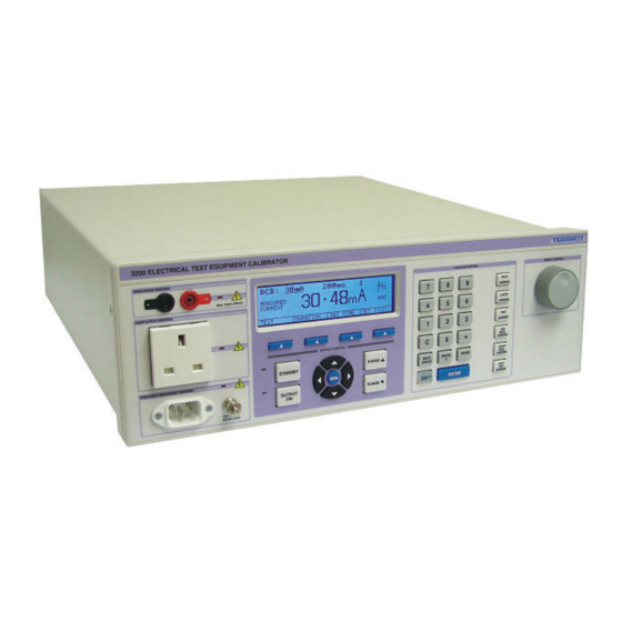 Transmille 3200A Series Operation Manual