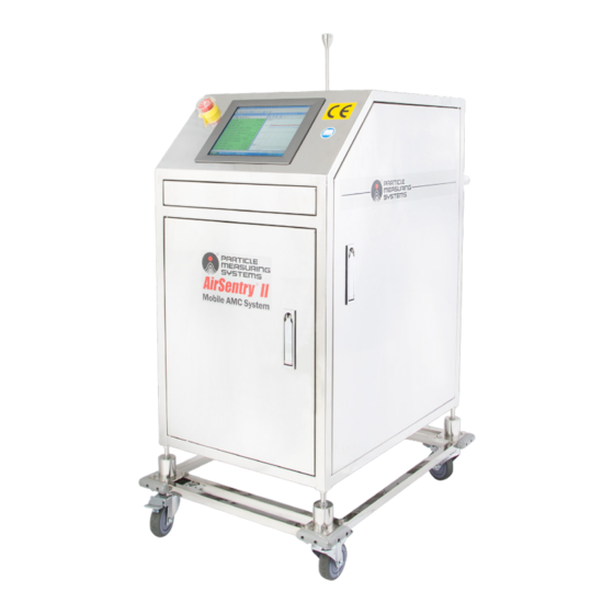 Spectris PARTICLE MEASURING SYSTEMS AirSentry II Manuals