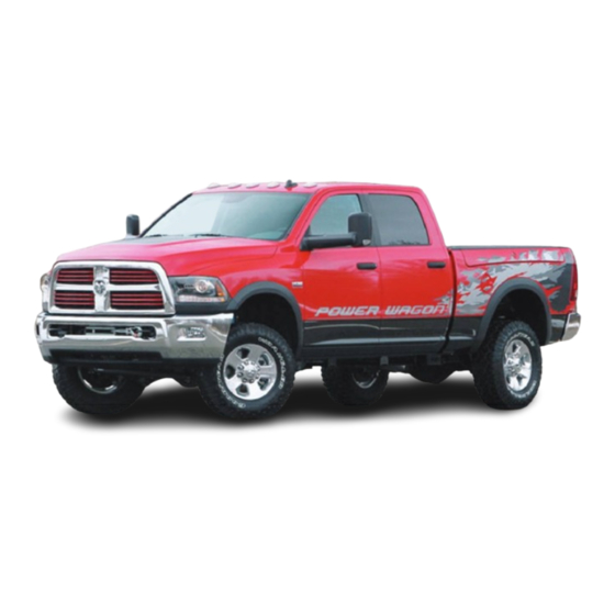 Dodge Ram Power Wagon Owner's Manual