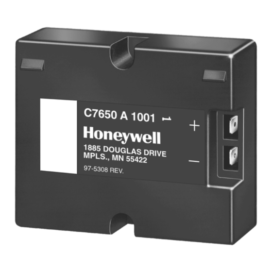 Honeywell C7650A User Manual