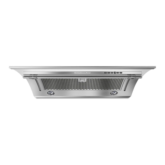KitchenAid 30" (76.2 CM) SLIDE-OUT RANGE HOOD Installation Instructions And Use & Care Manual