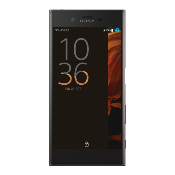 Sony Xperia XZ User Manual