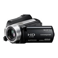 Sony HDR-SR10D - High Definition Avchd 120gb Hdd Handycam? Camcorder User Manual