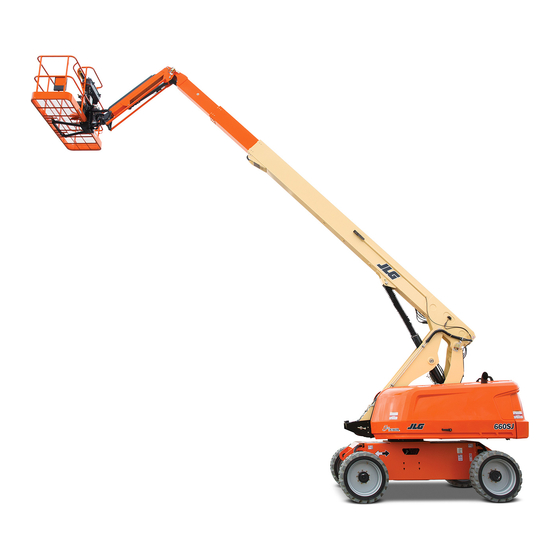 JLG 600S Operation And Safety Manual