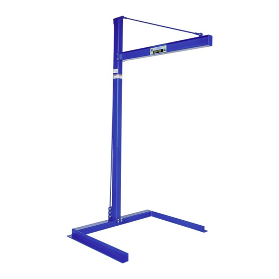 Vestil CJIB Series Cantilever Jibs Manuals