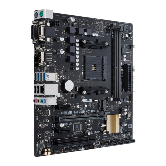 Asus PRIME A320M-C R2.O Quick Start Manual