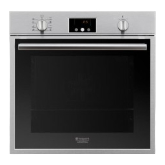Hotpoint Ariston FK 89P X /HA Operating Instructions Manual