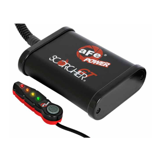 aFe Power SCORCHER GT Manuals
