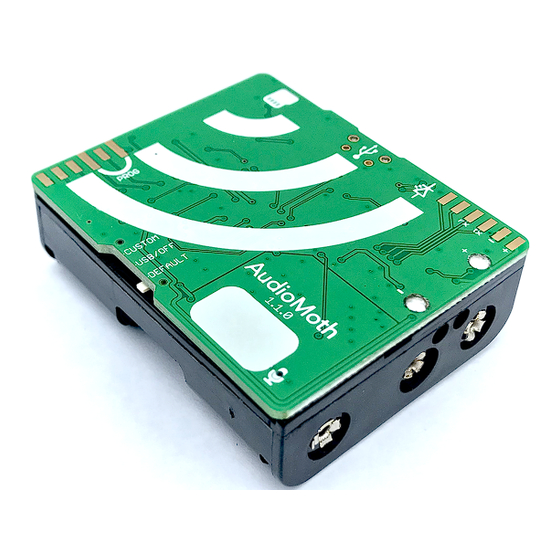 Open Acoustic Devices AudioMoth Manuals