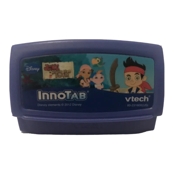 VTech InnoTab Software - Jake and the Never Land Pirates User Manual