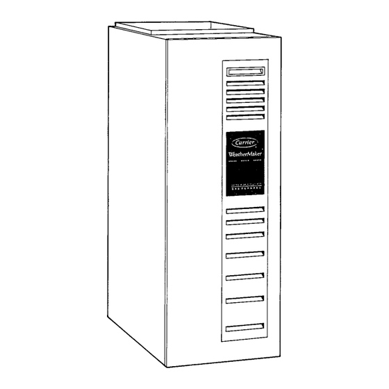Carrier 58MCA User's Information Manual