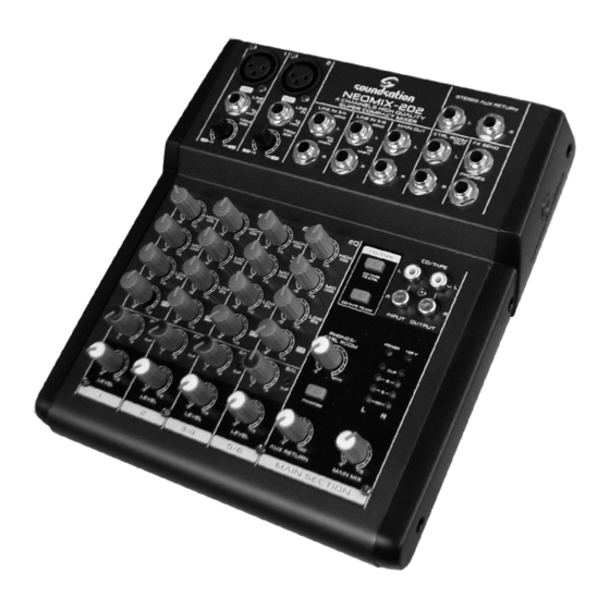 soundsation Neomix-102 User Manual