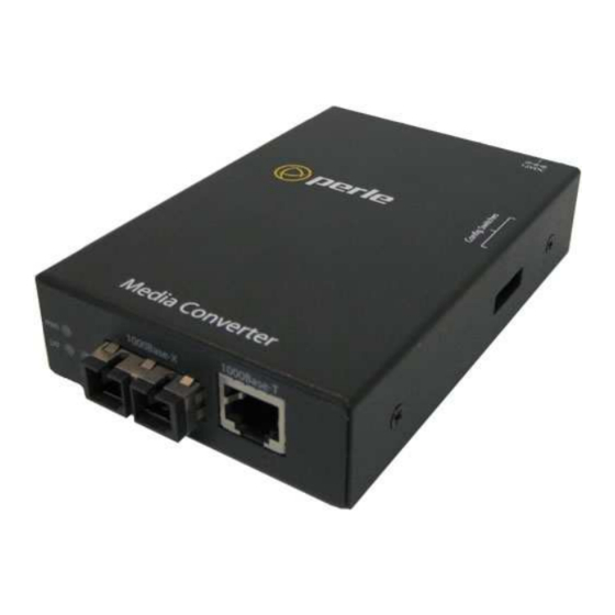 Perle S-1000-SFP Installation Manual