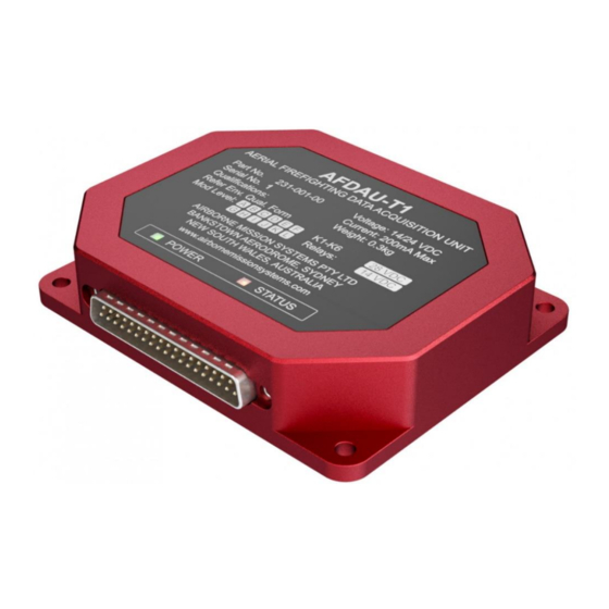 AMS AFDAU T-1 Installation Manual