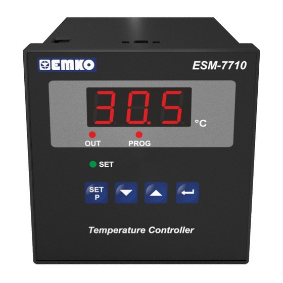 EMKO ESM-7710 Instruction Manual