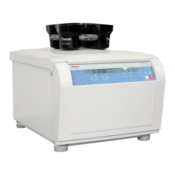 Thermo Scientific Heraeus Megafuge 16 Instruction Manual