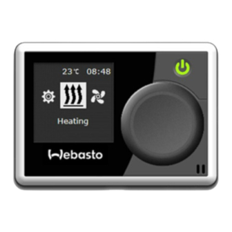 Webasto SmartControl Operating Instructions Manual