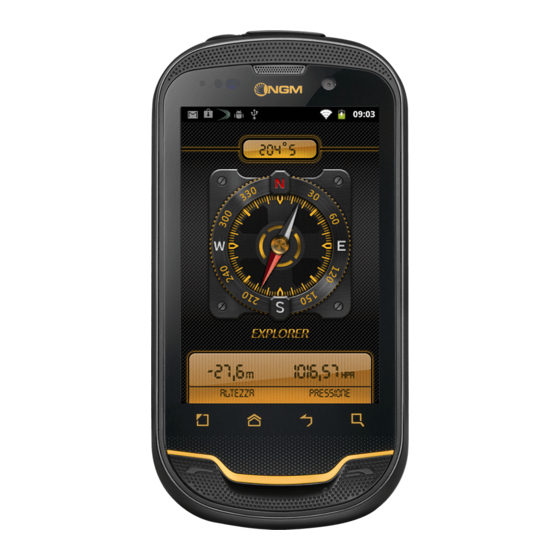 NGM Explorer Dual SIM Mobile Manuals