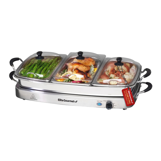 User Manuals: Elite Products EWM-9933 Buffet Server