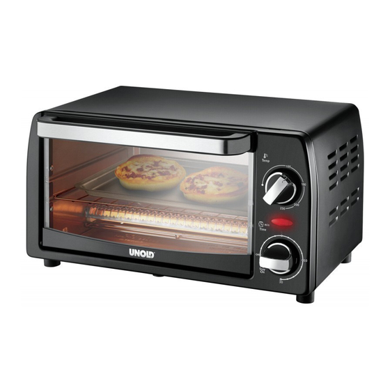 Unold OFEN MINI Instructions For Use Manual