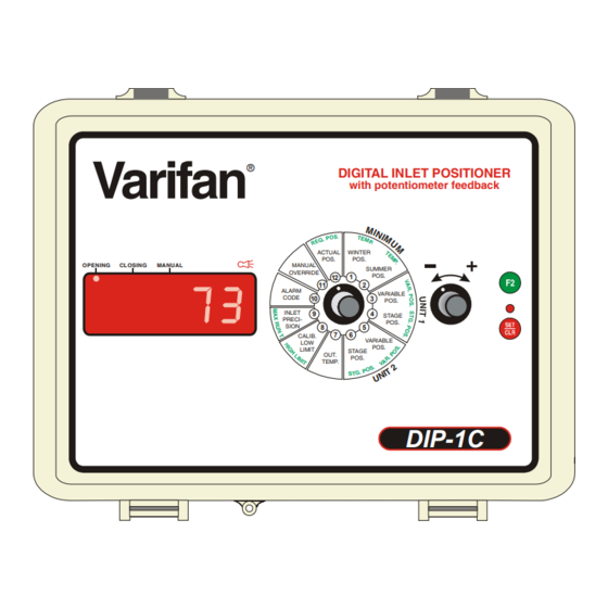 Varifan DIP-1C Manuals