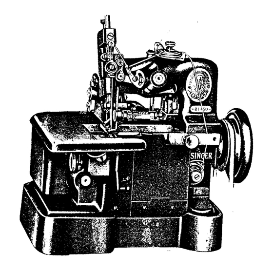 Singer 81-50 Instructions Manual