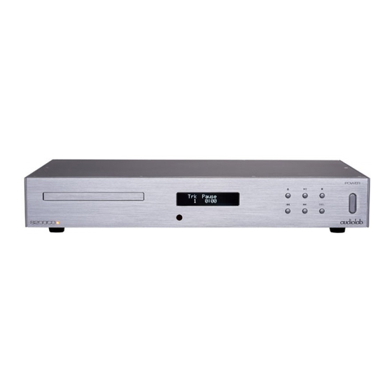Audiolab 8200CD User Instructions