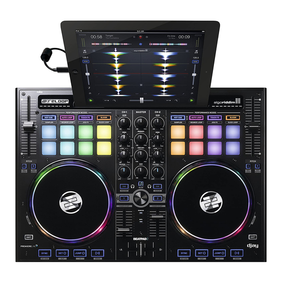 Reloop beatpad Quick Start Manual