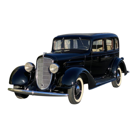 Oldsmobile 1933  Owner's Manual