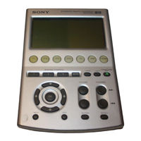Sony RM-AV3100 - Integrated Remote Commander Operating Instructions Manual