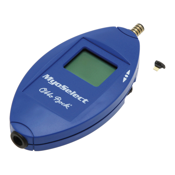 Otto Bock MyoSelect 757T13 Manuals