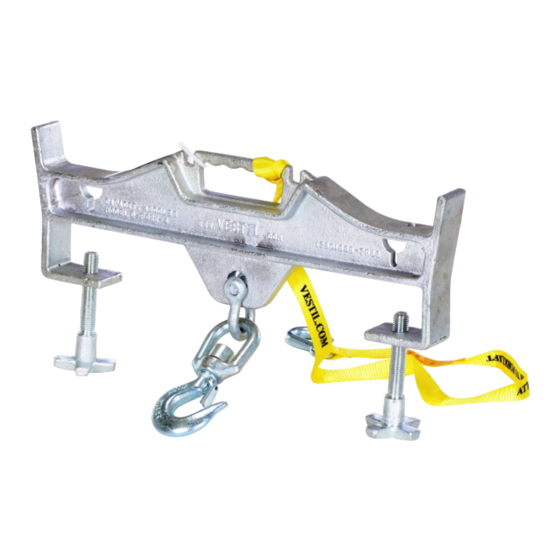 Vestil D-FORK Series Instruction Manual