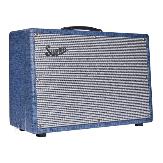 SUPRO KEELEY CUSTOM 12 User Manual