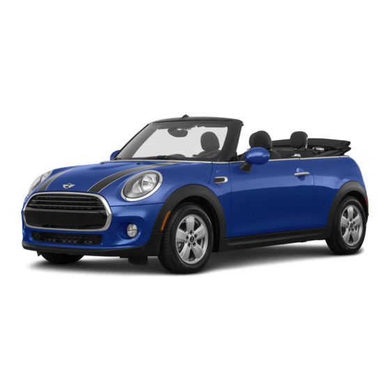 Mini CONVERTIBLE Owner's Manual