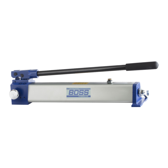 Boss PHAH1000 Operating Instructions Manual