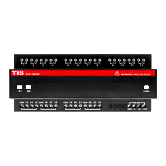 TIS RCU-24R20Z Installation Manual