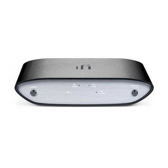 ifi ZEN Phono Manual