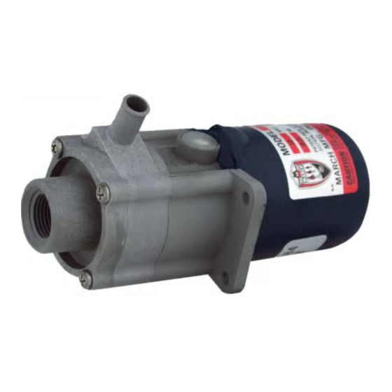 March Pumps 893-06 Safety Instructions & Preventive Maintenance