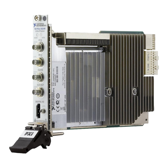 National Instruments NI PXIe-5624 Manuals