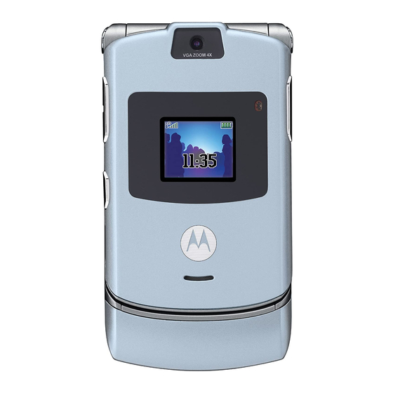 Motorola RAZR V3 Manual