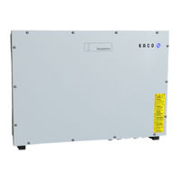 Kaco blueplanet 125 NX3 M10 WM OD IIGX Manual