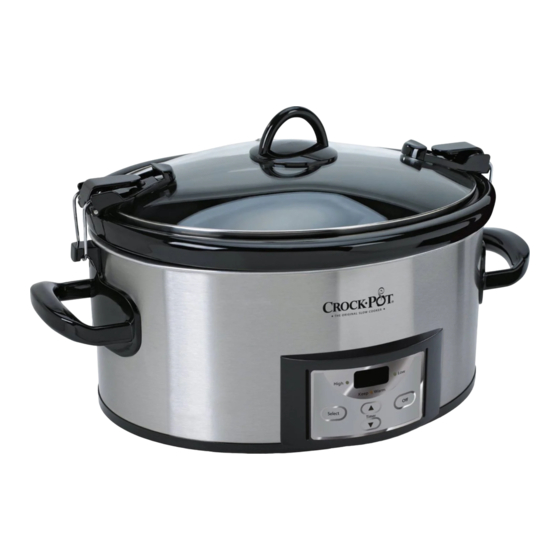 Crock-Pot Countdown Owner's Manual