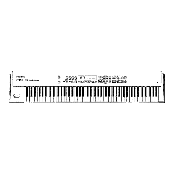 Roland RS-5 Owner's Manual