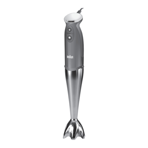 Braun Multiquick 7 MR 700 Manual