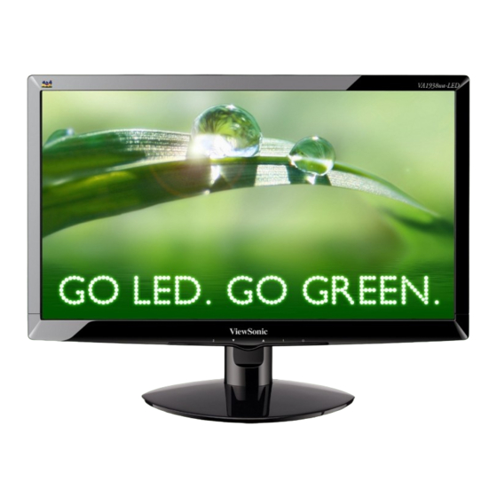 ViewSonic va1938wa-led User Manual