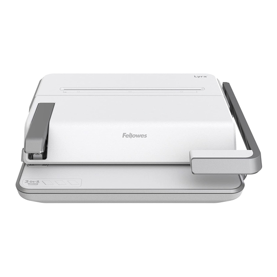 Fellowes Lyra 3-in-1 Manual